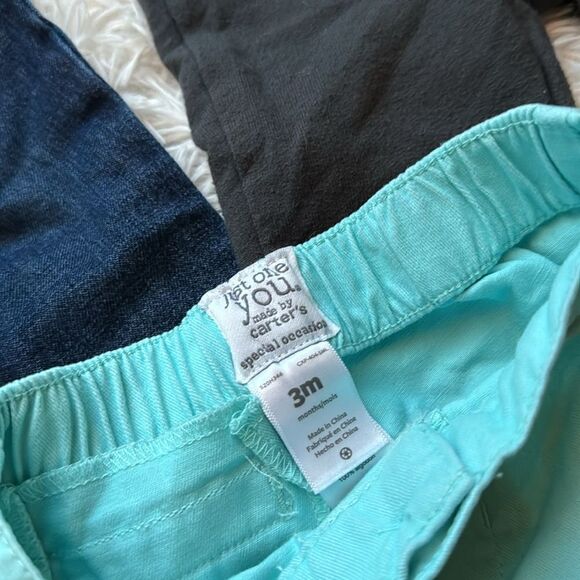 Carter’s, Cat & Jack Baby Boy Jeans, Slacks Bundle of 5, 3m 3months - Picture 4 of 8